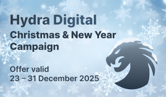 Ofertas festivas de Hydra Digital
